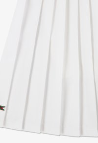 Lacoste LOGO SPORT PLEATED SKIRT - Minijupe - blanc