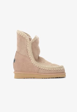 Mou ESKIMO INNER WEDGE SHORT - Stivali da neve - beige
