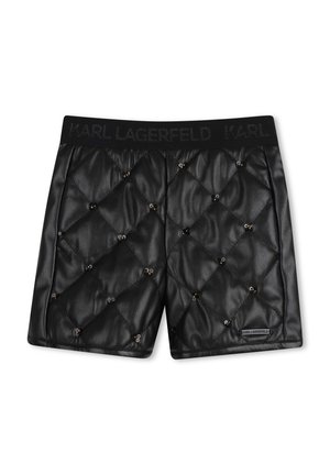 KARL LAGERFELD KIDS BERMUDA AVEC STRASS - Short - black
