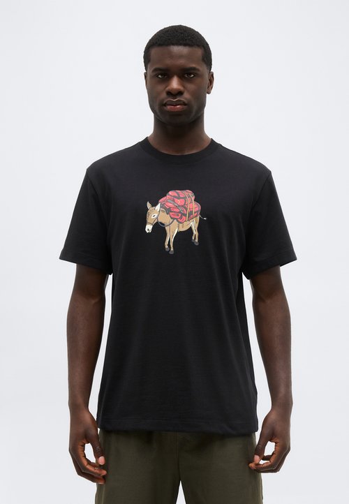 The North Face DONKEY TAXI RELAXED SHORT SLEEVE TEE GRAPHIC - Bluză sport - black