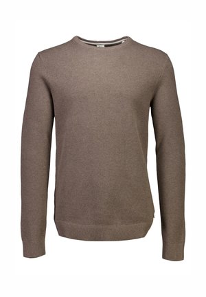 O-NECK - Strickpullover - dusty sand mel