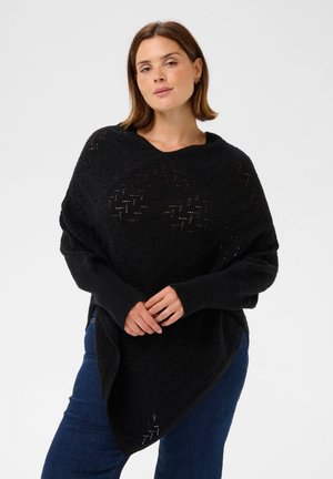 PONCHO - Poncho - black deep