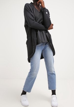 Sweater met rits - black