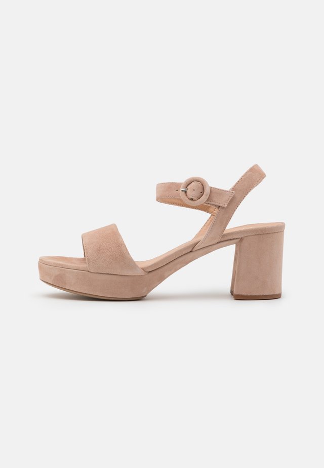 NENES - Platform sandals - nude