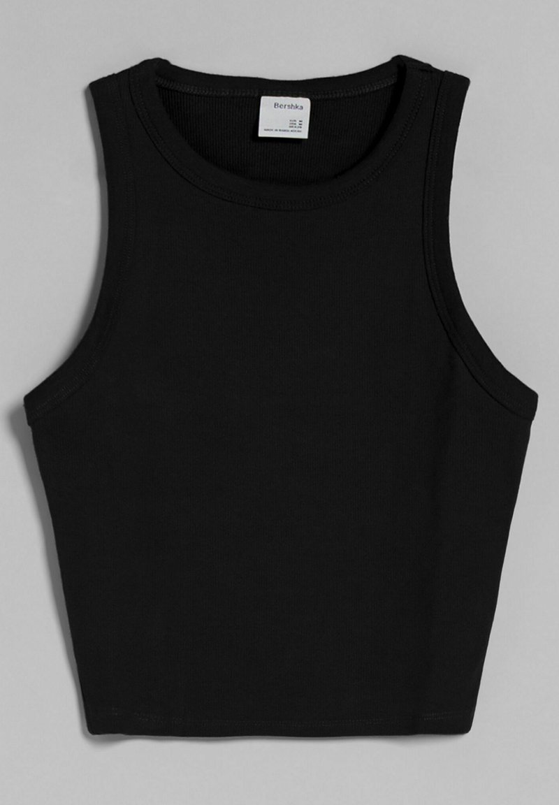 Bershka Top zwart Bershka Top zwart