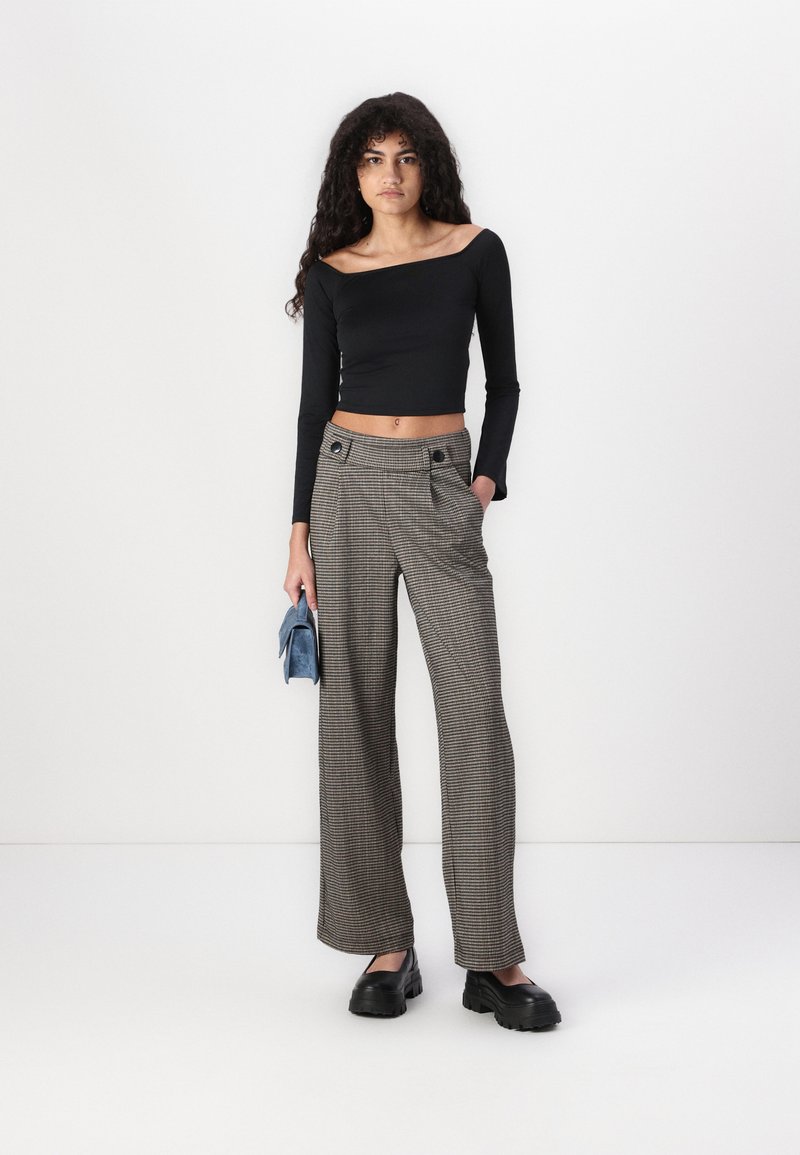 JDY JDYGEGGO LIFE NEW PANT - Pantalones - Peat/antracita