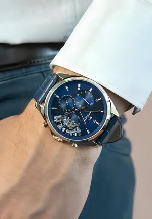 Chronograph watch - blue