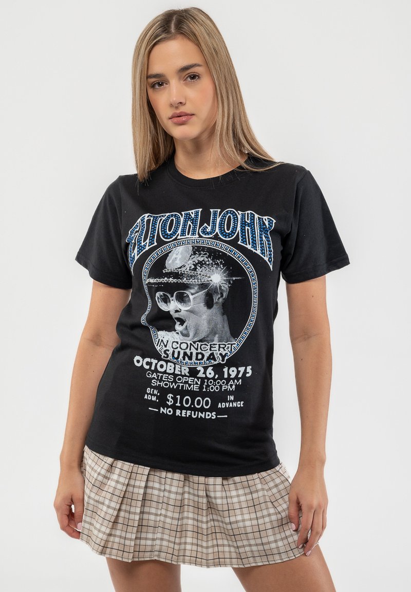 Paradiso Clothing ELTON JOHN DIAMANTE IN CONCERT - Print T-shirt - black