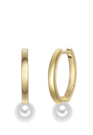 MUSCHELKERNPERLE - Pendientes - gelb gold-coloured