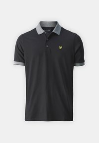 Lyle & Scott BRANDED TIPPED - Piké - jet black/white