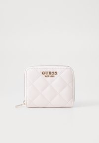 Guess CARLY SMALL ZIP AROUND - Pénztárca - stone