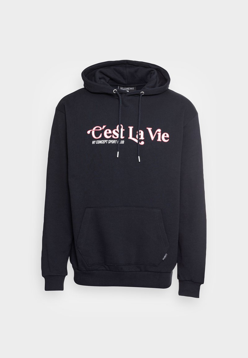 Damen Sweatshirts | NY CONCEPT CEST LA VIE HOOD UNISEX Kapuzenpullover navy/dunkelblau - AO82915 Damen Sweatshirts | NY CONCEPT CEST LA VIE HOOD UNISEX Kapuzenpullover navy/dunkelblau - AO82915