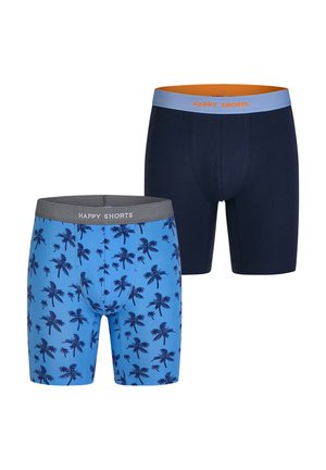 Happy Shorts, 2-PACK - Trunks - palm print navy