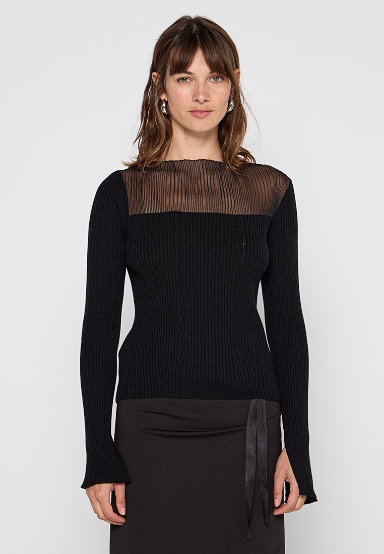 pinko Trui zwart pinko Trui zwart