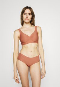 LingaDore INVISIBLE PADDED SOFT BRA - Triangel BH - brown