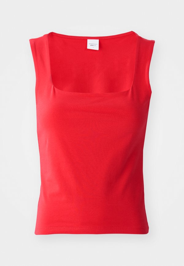 BASIC SQUARE TANK - Top - hibiscus3