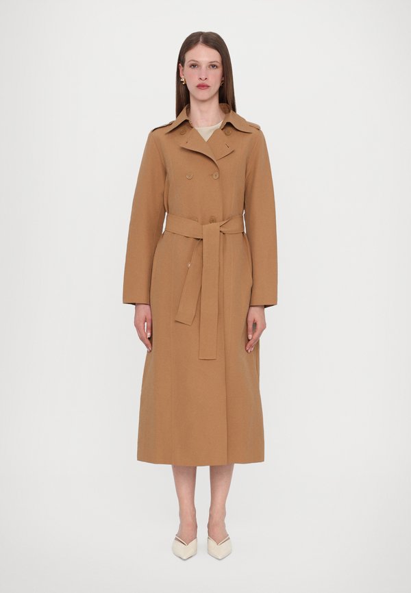 MILONG - Trenchcoat - tobacco