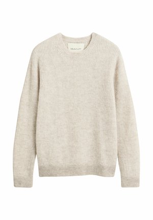 GANT, Trui - light beige melange