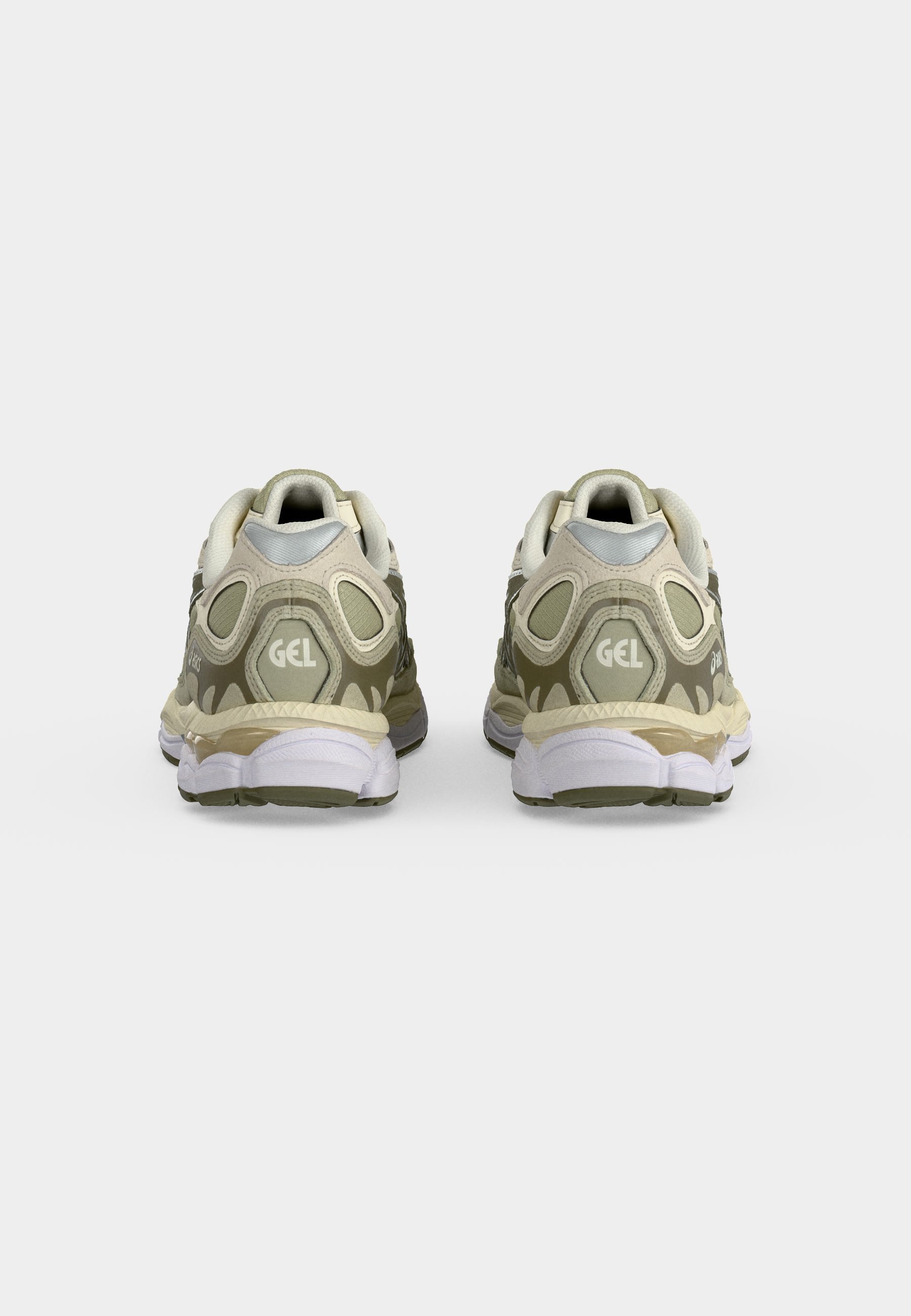 ASICS SportStyle GEL UNISEX - Sneakers laag - khaki/pure silver