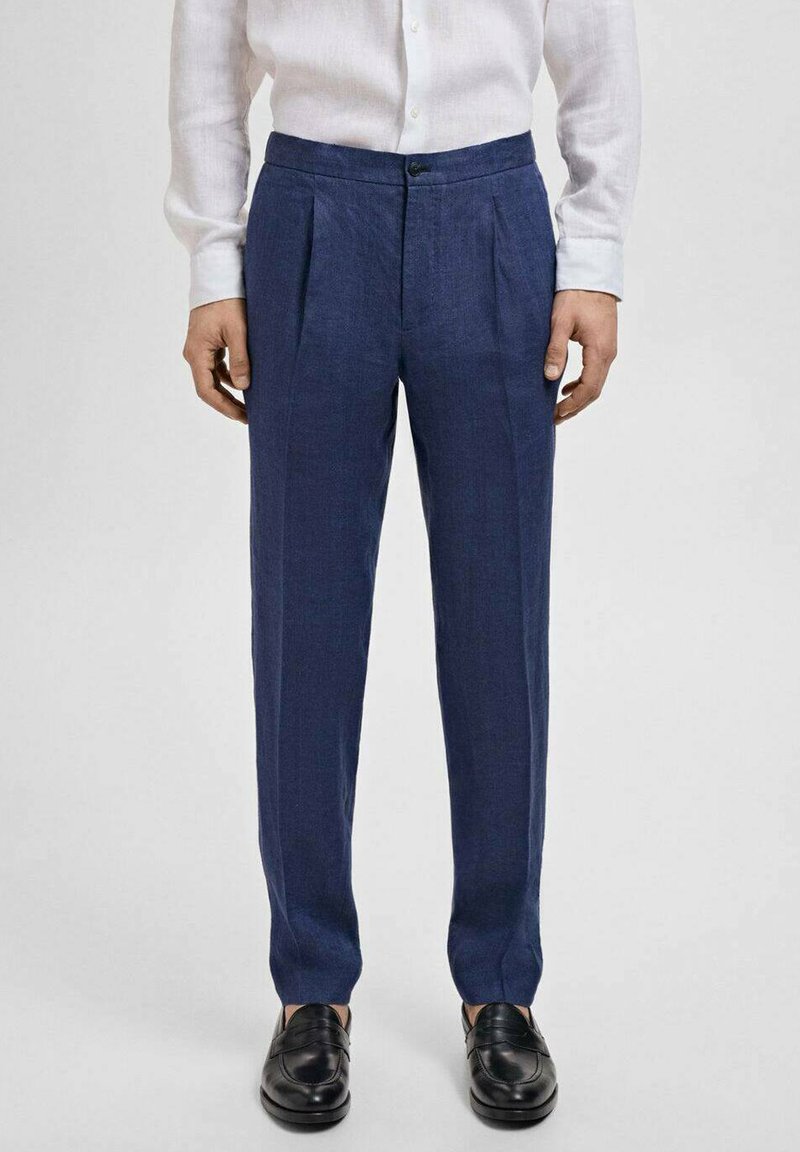 Mango - Broek - blue, Vergroten