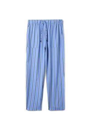 OVS, JOGGER TROUSERS REGULAR FIT - Pantaloni - black  light blue