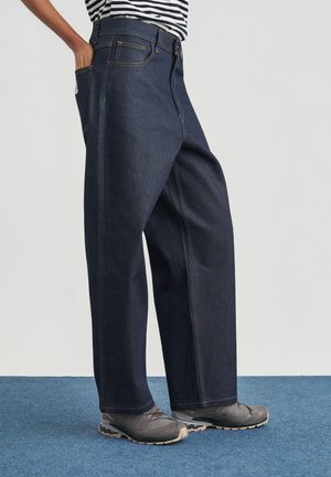 BRANDON PANT SMITH  - Laza szabású farmerek - blue  rigid