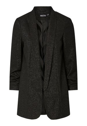 Pieces, PCBOSELLA GLITTER - Блейзър - black/silver