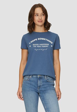 MIT FRONT - T-Shirt print - blau