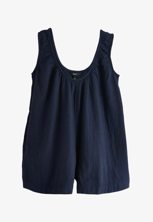 Next, REGULAR FIT - DOUBLE CLOTH ROMPER . - Buksedragter - navy
