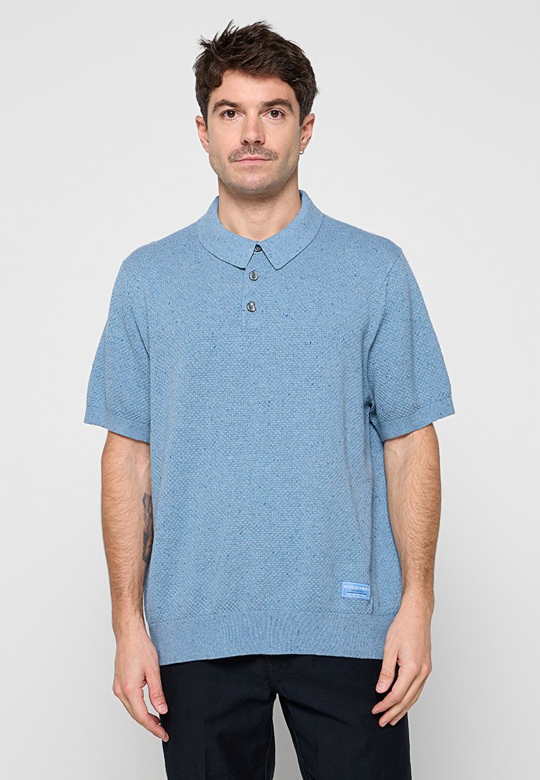 Scotch & Soda Poloshirt lichtblauw