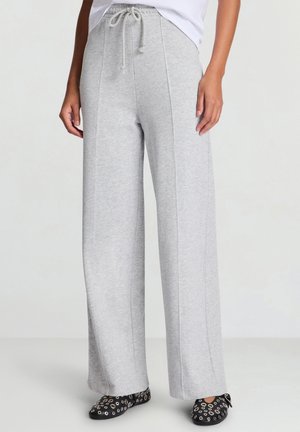 PALAZZO CON - Pantalon de survêtement - grigio melange