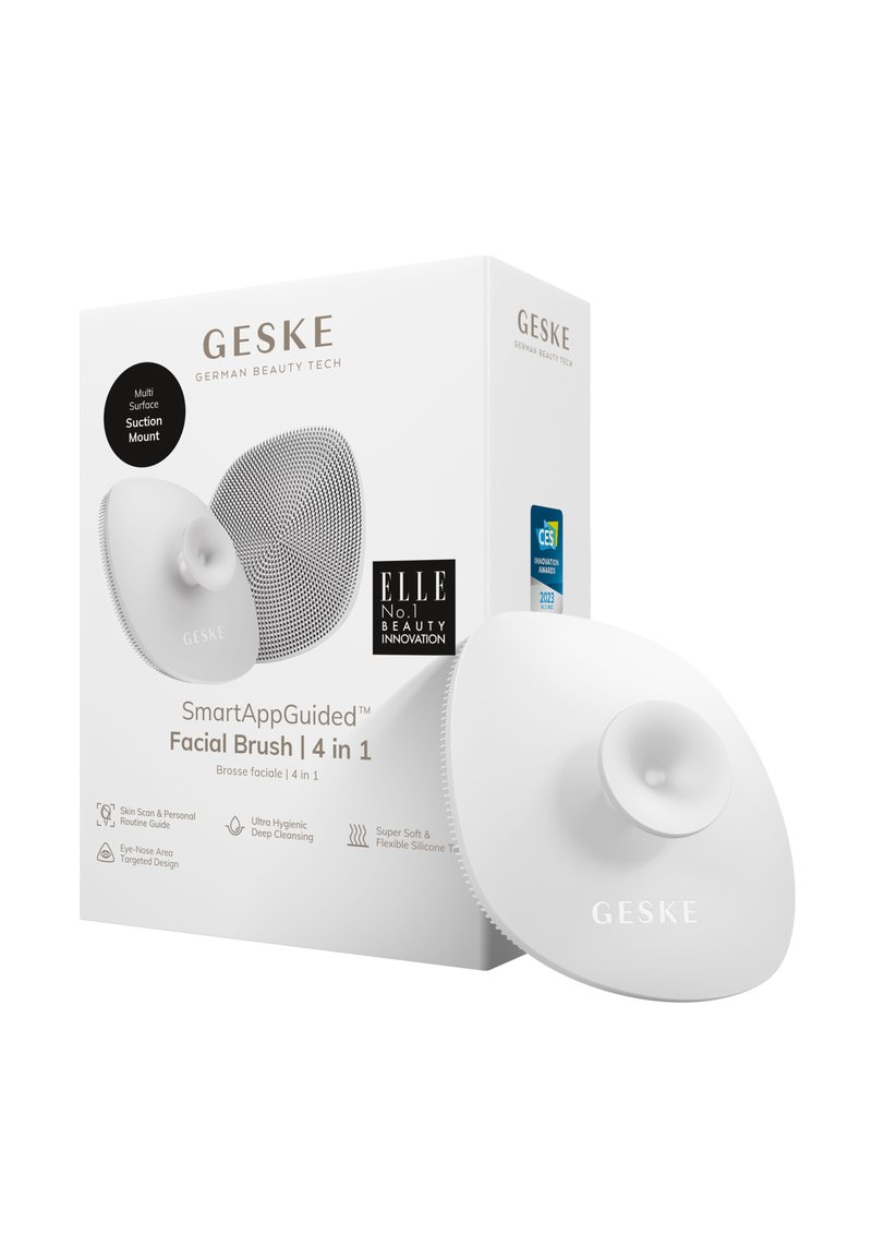 GESKE SMARTAPPGUIDED™ FACIAL BRUSH | 4 IN 1 - Pennelli trucco - white