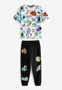 Next REGULAR FIT - Nattplagg set - white black halloween