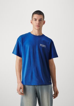 PEQUS BACK LOGO UNISEX - T-shirt print - blue