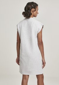Urban Classics LADIES NAPS TERRY EXTENDED SHOULDER DRESS - Vardagsklänning - light grey