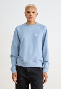 Carhartt WIP SIGNATURE - Sweatshirt - dusty ice/white