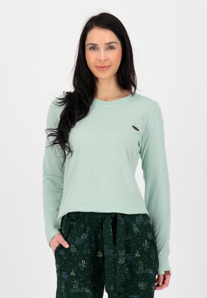 LEAAK A - T-shirt à manches longues - fresh mint melange