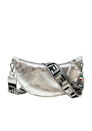 DrachenLeder, Cross body bag - silber