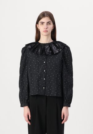 WALTZ BLOUSE - Button-down blouse - black