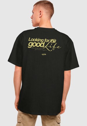 GOOD LIFE  - Print T-shirt - black