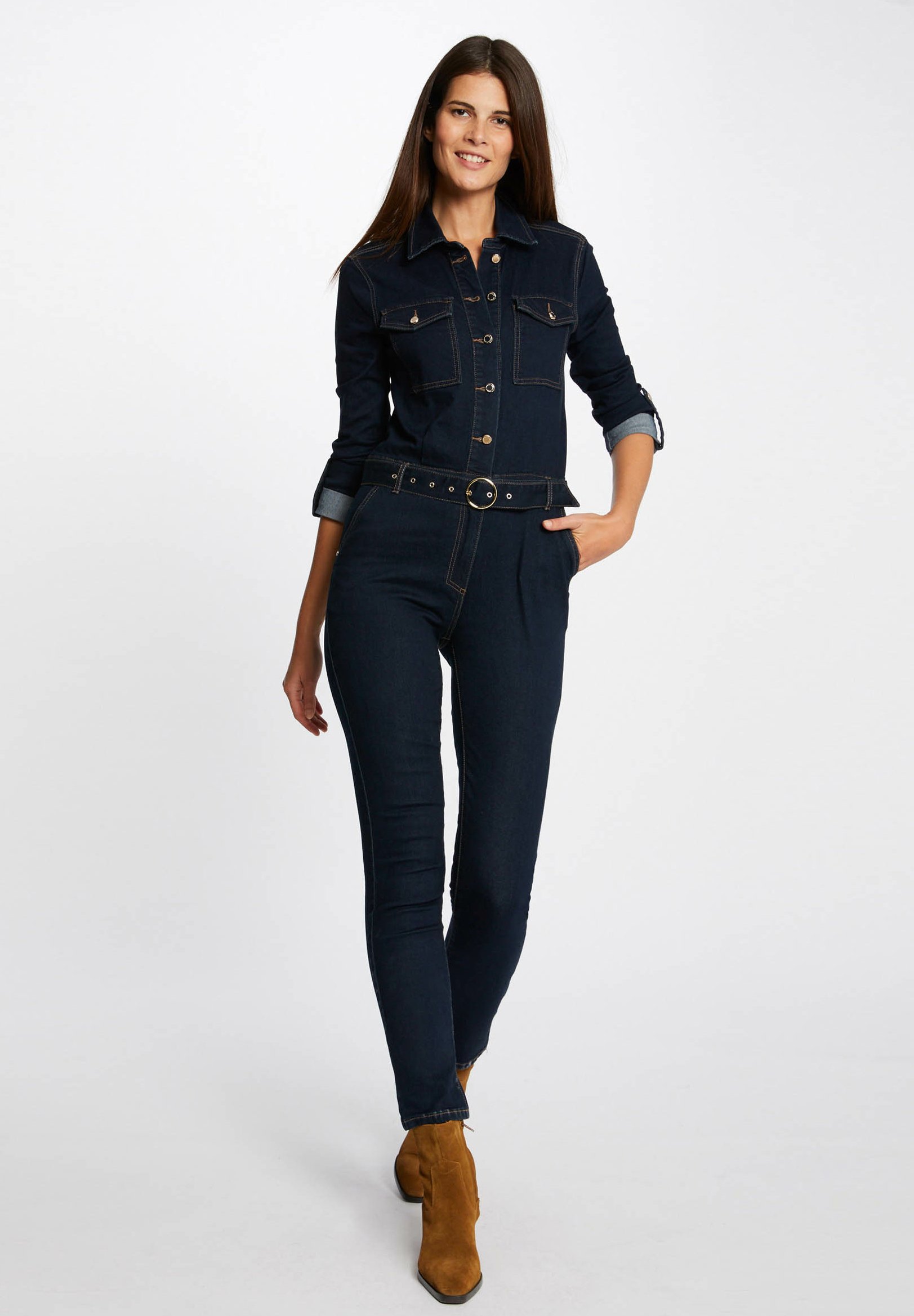 Combinaison (Jumpsuit) Donna Morgan - Taille 4 - Motif Colorblock - Neuf Sans étiquettes - Fermeture Zip