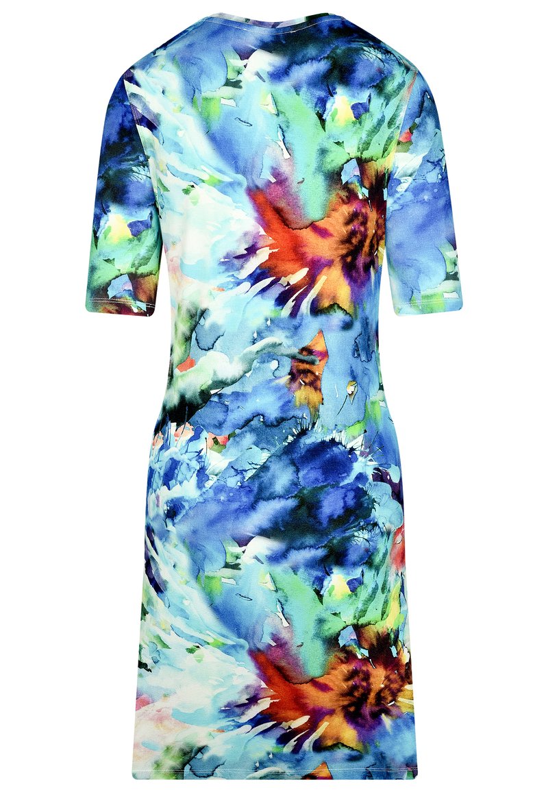 Damen Freizeitkleider | Bicalla BATIK PRINT Jerseykleid blue/blau - UF39596 Damen Freizeitkleider | Bicalla BATIK PRINT Jerseykleid blue/blau - UF39596
