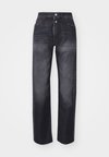 W9Z1 JEANS - Laisvo kirpimo džinsai - black delavè