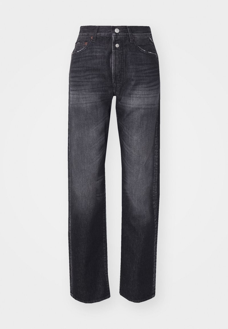 Replay Relaxed fit jeans zwart