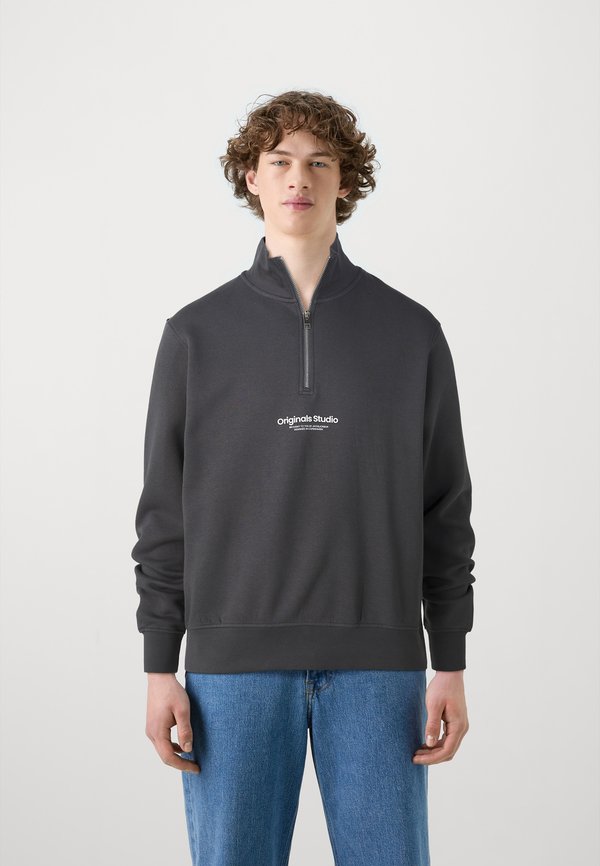 JORVESTERBRO QUARTER ZIP - Sweatshirt - iron gate