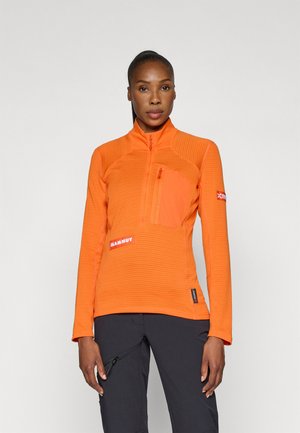 EIGER NORDWAND ADVANCED HALF ZIP PULL WOMEN - Fleecová bunda - orange