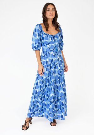 AN'GE LONG WITH BALLOON SLEEVES OMARY - Robe longue - sibyla indigo