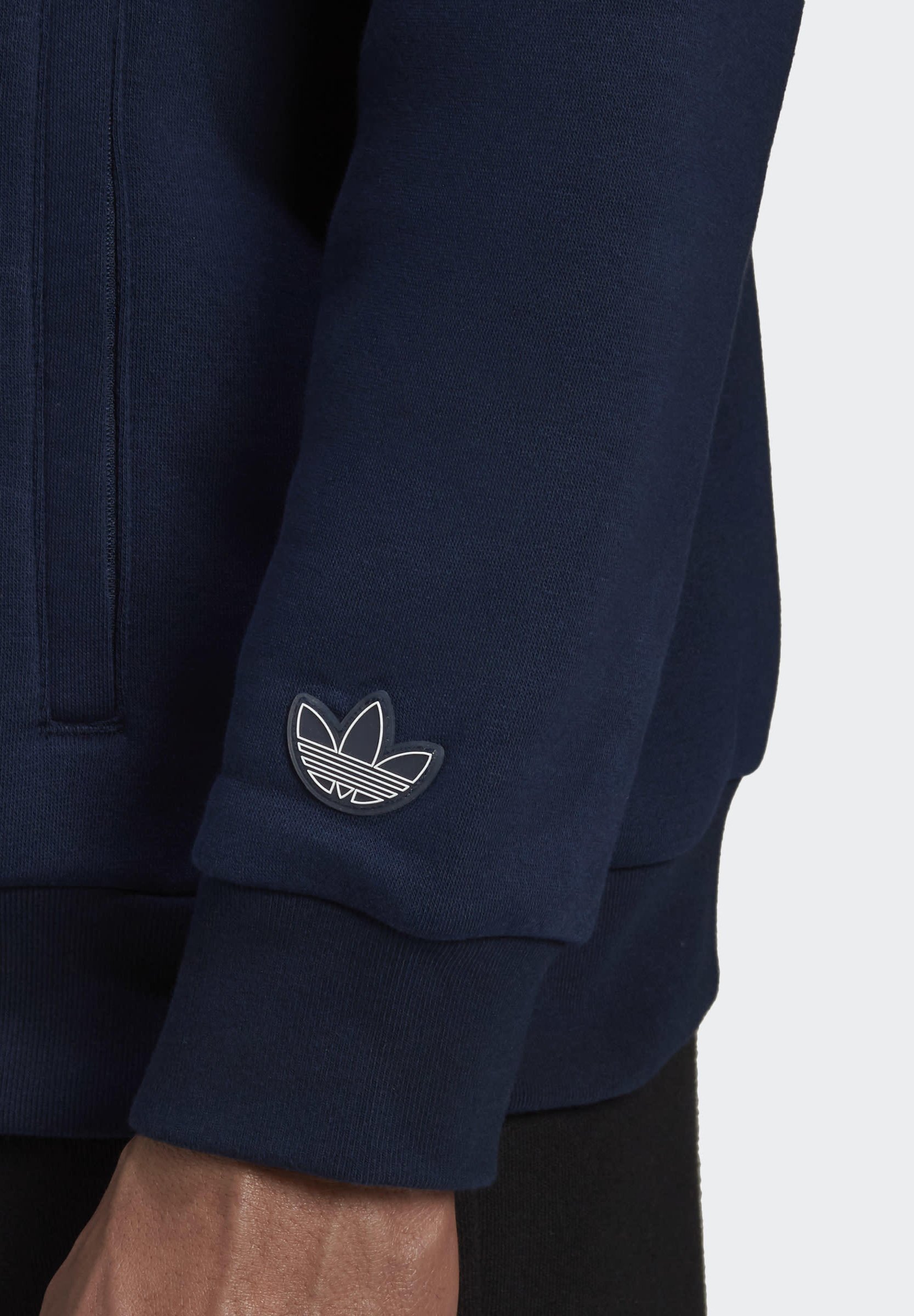 adidas Originals QUARTER ZIP TRACK Sweatshirt blueblau adidas Originals QUARTER ZIP TRACK Sweatshirt blueblau