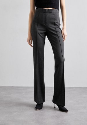 SEAMED BOOTCUT - Pantaloni - charcoal