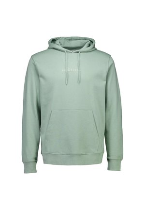LOGO CHEST - Hoodie - sage green